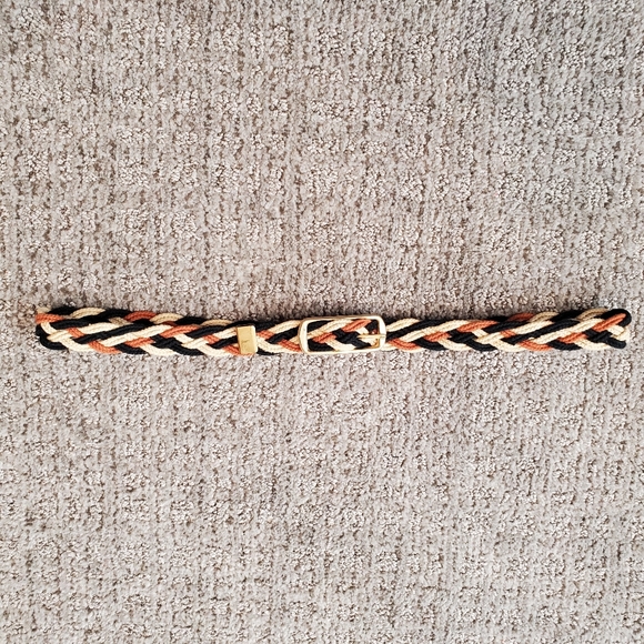Vintage Accessories - Vintage braided fabric belt